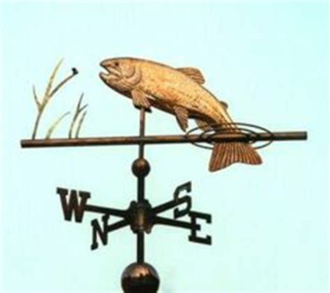 fish wind vane|Fish Trout Weather Vane .